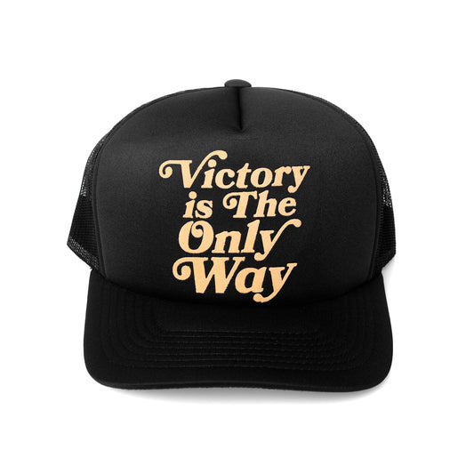 Victory Is The Only Way "Black" Trucker Hat