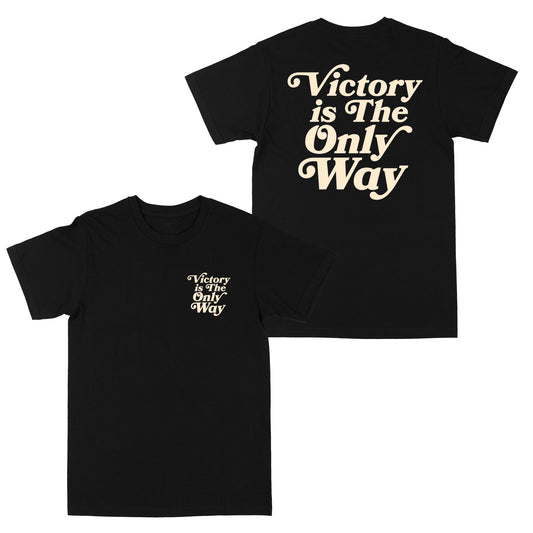 Victory Is The Only Way "Black/Cream" Tee