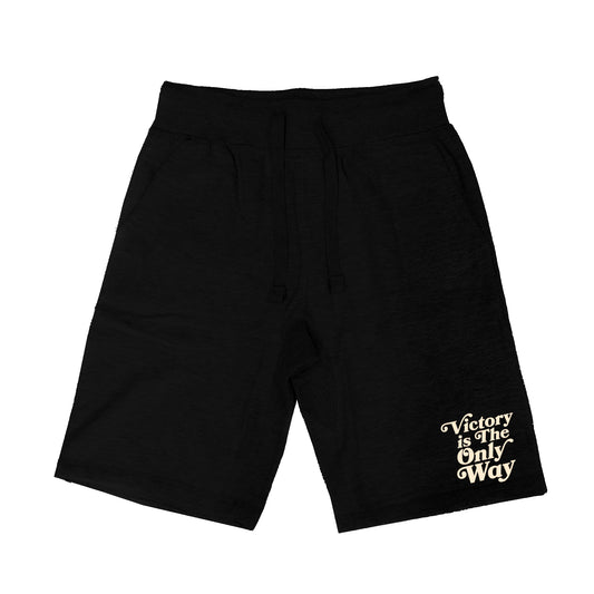 Victory Is The Only Way "Black/Cream" Shorts